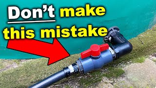 How to install a Water Tank valve (Rainwater harvesting)  Burton Builds