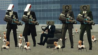 NEW RANGED CAMERA MAN AND BOOMBOX MAN ARMY VS SKIBIDI TOILET CONTROLLER-CRABS In Garry's Mod!