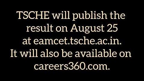 #TS EAMCET RESULT  #Education #latest news #telangana news #tsnews