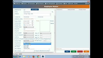 How to Make User (Employee) in Paytime Software ,Send data & Download Data in Biometric  From PC