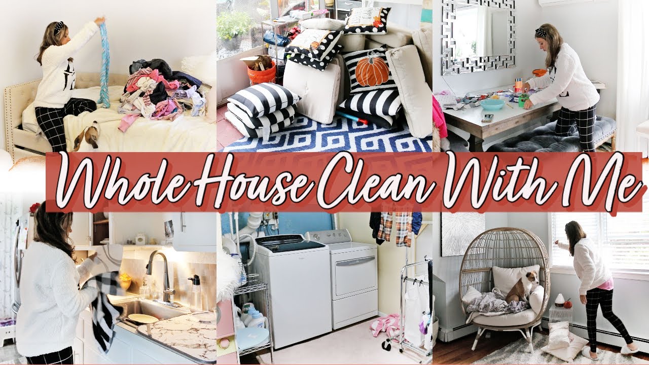 WHOLE HOUSE CLEAN WITH ME || CLEANING MOTIVATION 2022 - YouTube