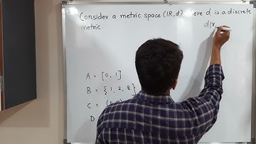 Connectedness - Lecture 11 - Examples of Connected and Disconnected subsets in a Discrete Metric