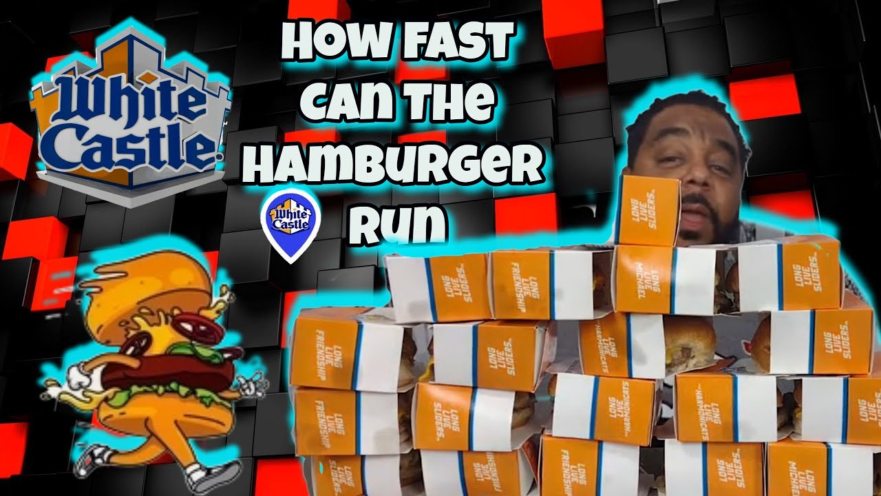 White Castle Speed Eating Challenge How Fast Can The Hamburger Run By 