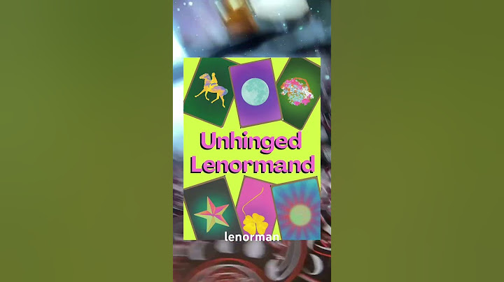 Deja un emoji si quieres un Lenormand más desquiciado.