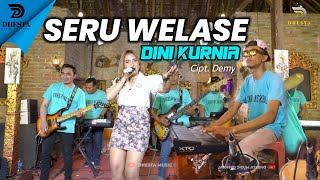DINI KURNIA - SERU WELASE [ NEW VERSION ] FEAT ADER NEGRO (Official Live New Dhesta Music)