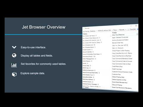 June 2017 Using the Jet Browser