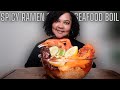 SPICY RAMEN SEAFOOD BOIL MUKBANG | @Shai.b