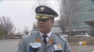 NJ state trooper hospitalized after getting shot in leg