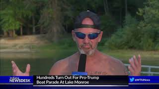 Hundreds Turn Out For Pro-Trump Boat Parade At Lake Monroe