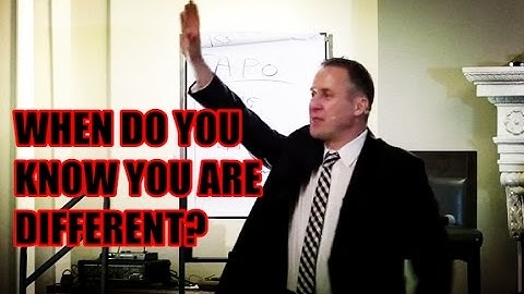 When Do You Know You Are Different? - Darren Jacklin