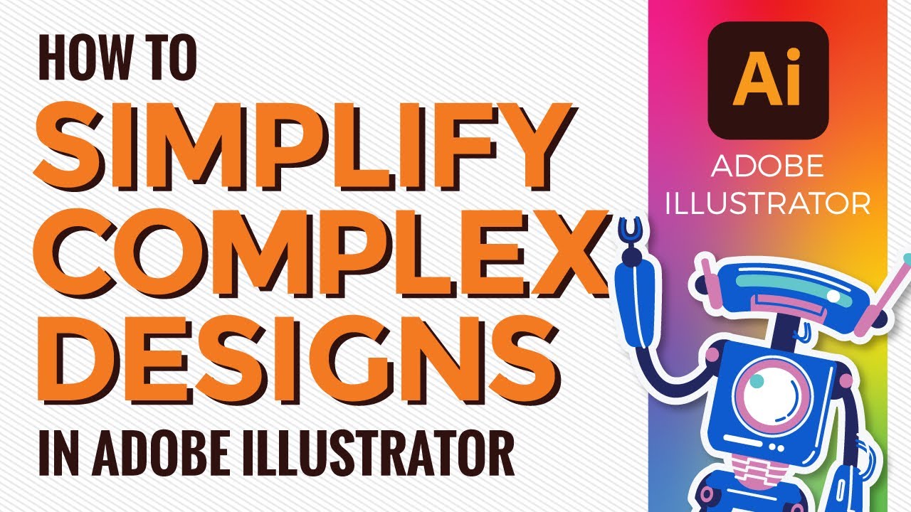 How To Simplify Complex Designs In Adobe Illustrator For Svg Cricut Cut Files Or Screen Print Youtube