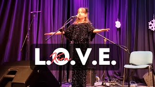 L.O.V.E. (Nat King Cole cover) peformed live by 10 year old Kira, in Sarajevo