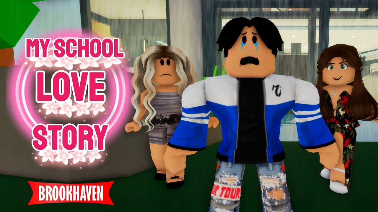 MY SCHOOL LOVE STORY      Brookhaven Movie Roblox    VOICED