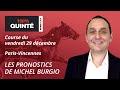 Pronostics quint pmu  100 quint du vendredi 29 dcembre  parisvincennes