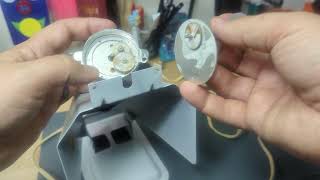 Rotating color wheel motor repair vintage color light for Christmas tree