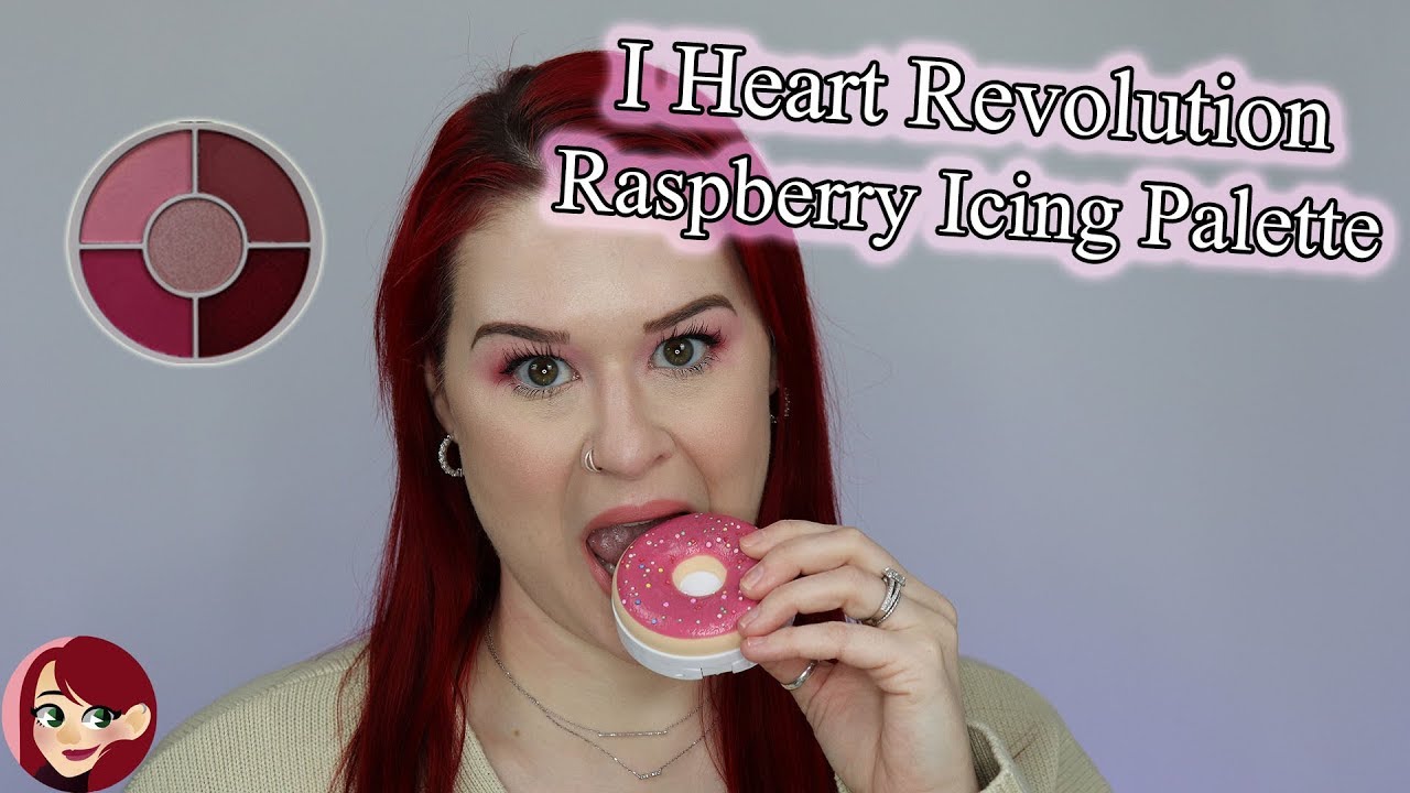 I Heart Revolution Raspberry Icing Palette - YouTube