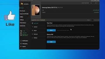 SAMSUNG S23 FE S711B fRP REMOVE WITH CHIMERA TOOL EUB MODE