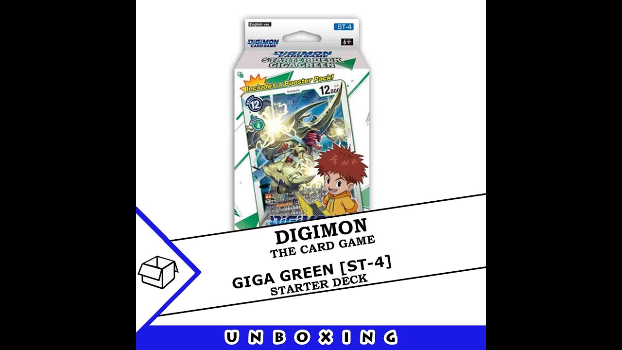 Digimon The Card Game: Giga Green starter deck ST-04