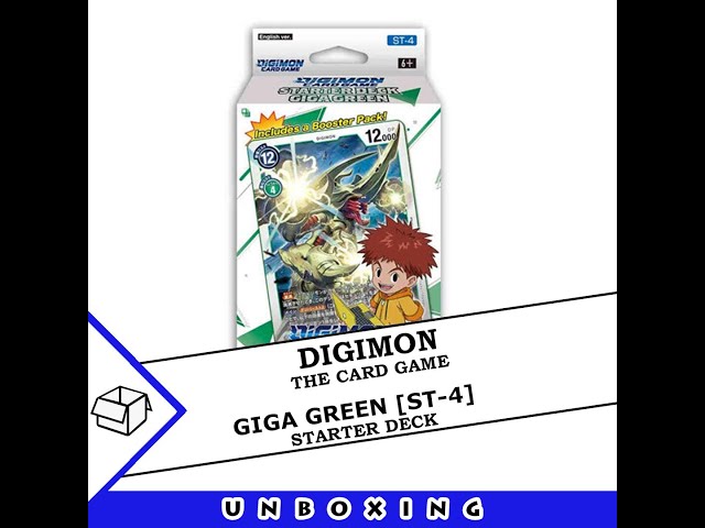 digimon card game starter deck giga green Togemon - Starter Deck 04: