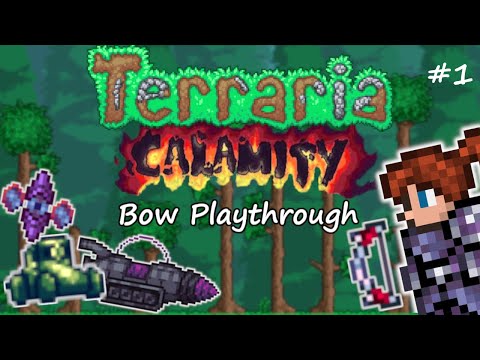 Beating Calamity Mod using Bows Only - Terraria Calamity Mod