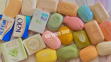 ASMR Soap Cutting/Dry Soap Cutting ASMR/Satisfying Sound ASMR/No Talking/Crispy Lovely Vintage Soaps