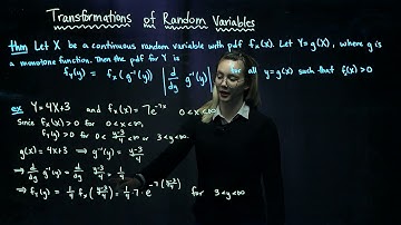 8. Transformations of Random Variables: Monotone Functions