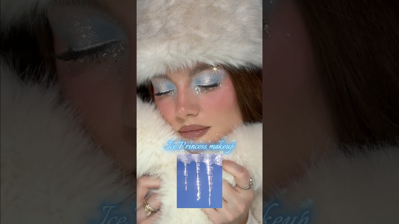 Ice Princess makeup ❄️🧊