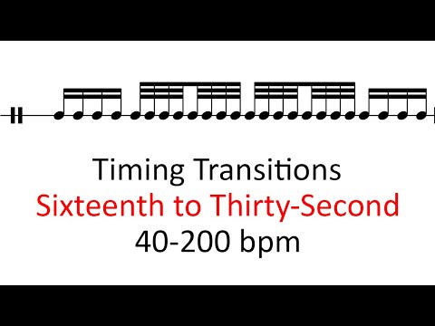 Timing transitions (Sixteenth