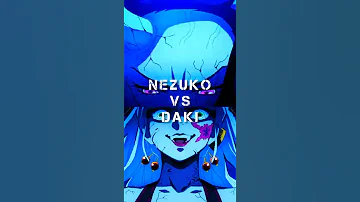 Nezuko Vs Daki Demonslayer Nezuko Daki Anime 