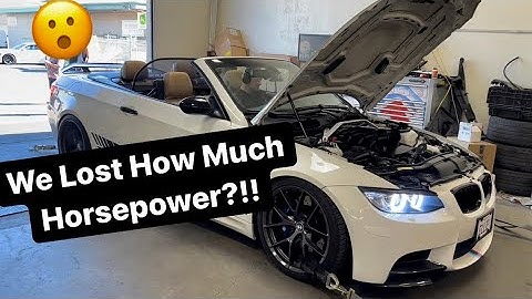 Dyno Testing E93 M3 Velocity Stacks Crazy Induction Noise & Exhaust Sound BPM Sport Tune Catless
