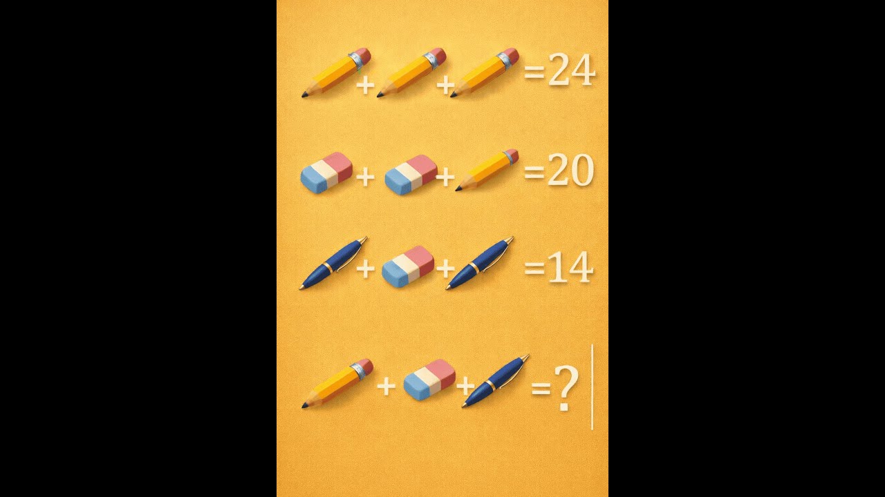 Only 1% Can Solve This Pencil Math Puzzle 🤯 | Can You? - YouTube