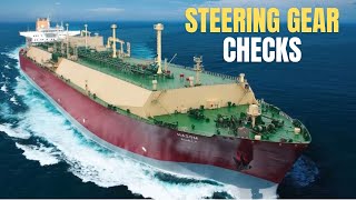 Steering gear checks and Controls testing | Pre arrival departure #ships #mariners #merchantnavy