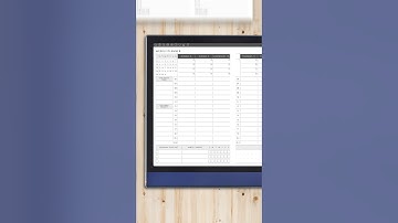 How to Make Onyx Boox Planner Templates [ part 1 ]