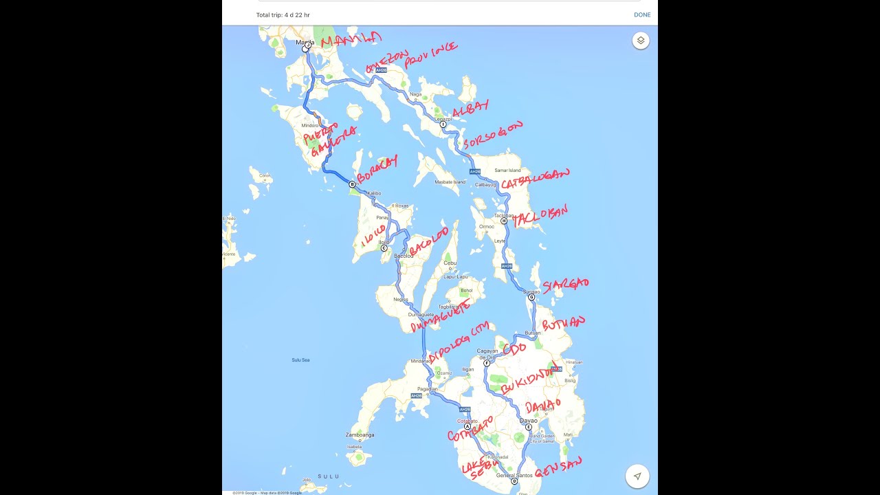 land travel davao to manila