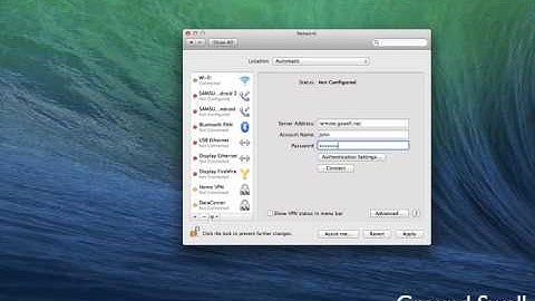 Configure IPSec on OS X