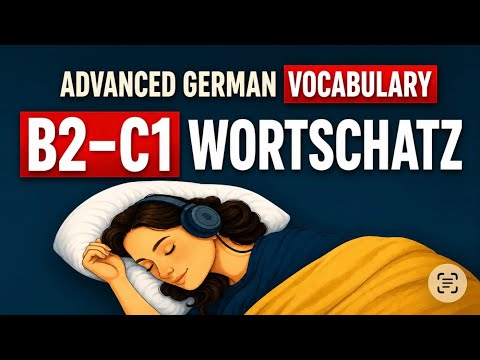 German B2–C1 Vocabulary | Advanced German Vocabulary for Speaking & Writing
