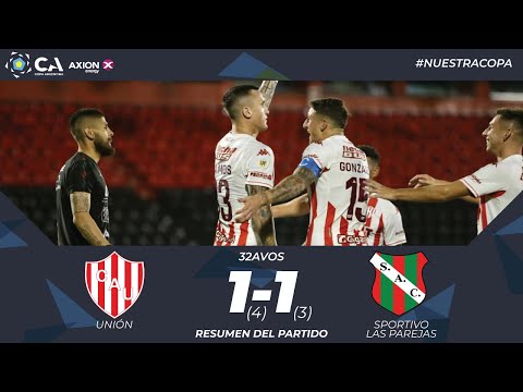 32avos: Unión (SF) 1 (4) - Sportivo Las Parejas 1 (3)