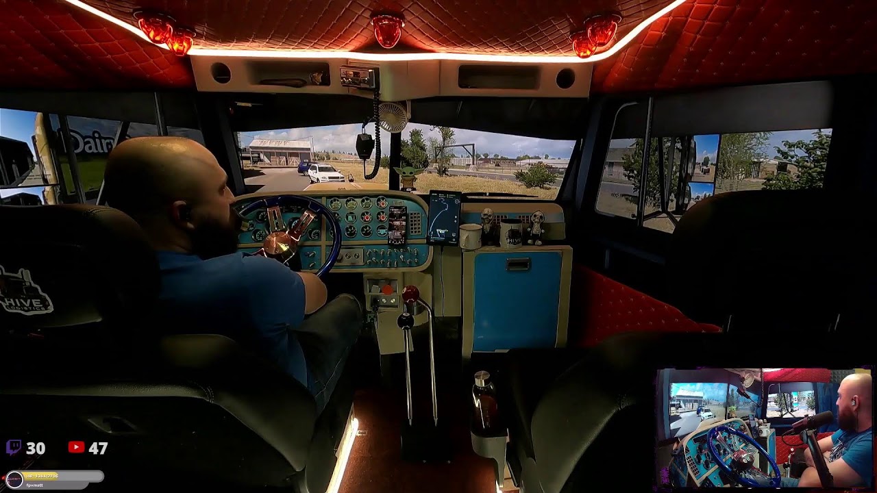 🚛💨  Cattle Hauling!  Pete 389  | Hardcore Realistic Economy –  Rig POV Live