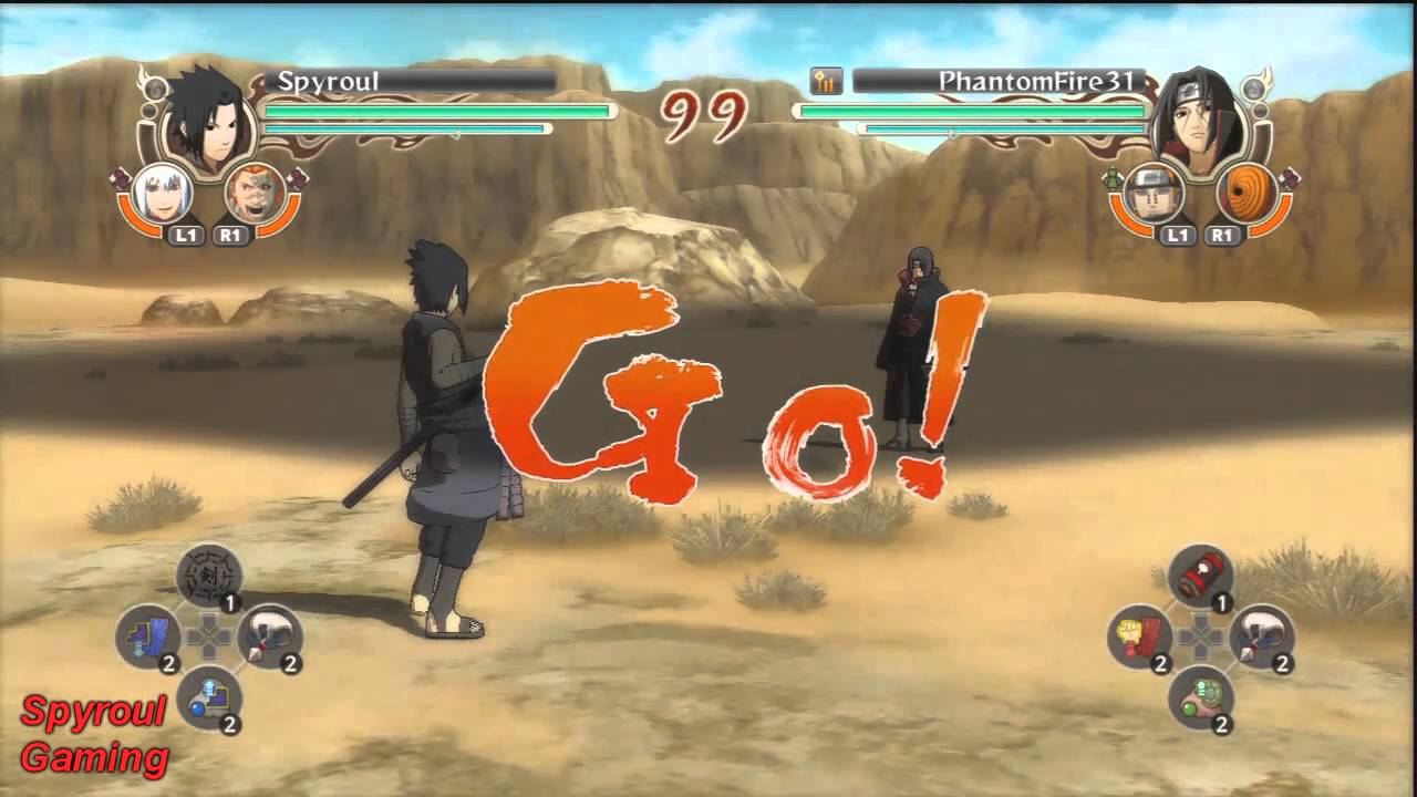 Naruto Shippuden: Ultimate Ninja Storm 2 Spyroul vs PhantomFire31 [OLD VIDEO]