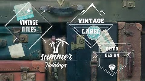 Vintage Titles DaVinci Resolve Templates