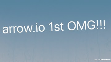 arrow.io gameplay 1st in the leaderboard