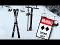 Skiing Camp Fortune's STEEPEST run!