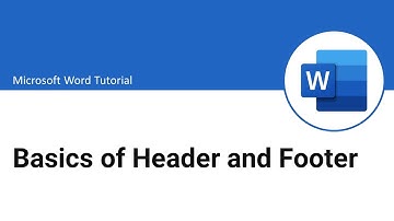 Basics of Header and Footer | MS Word Tutorial