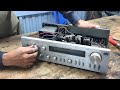 Antique Technics SU - V44 Stereo Amplifier Restoration // Restore And Reuse Amplifier