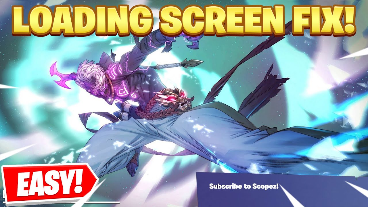 How To Fix Getting A Frozen/Stuck Loading Screen In Fortnite! (EASY ...