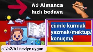 Almanca Öğreniyorum - Cümle Kurmak Mektup Yazmak Için Temeli 2