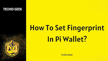 How To Set Fingerprint In Pi Wallet?
