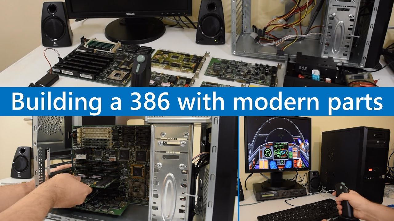 Building a 386 DOS gaming with modern parts Roland MT-32 YouTube