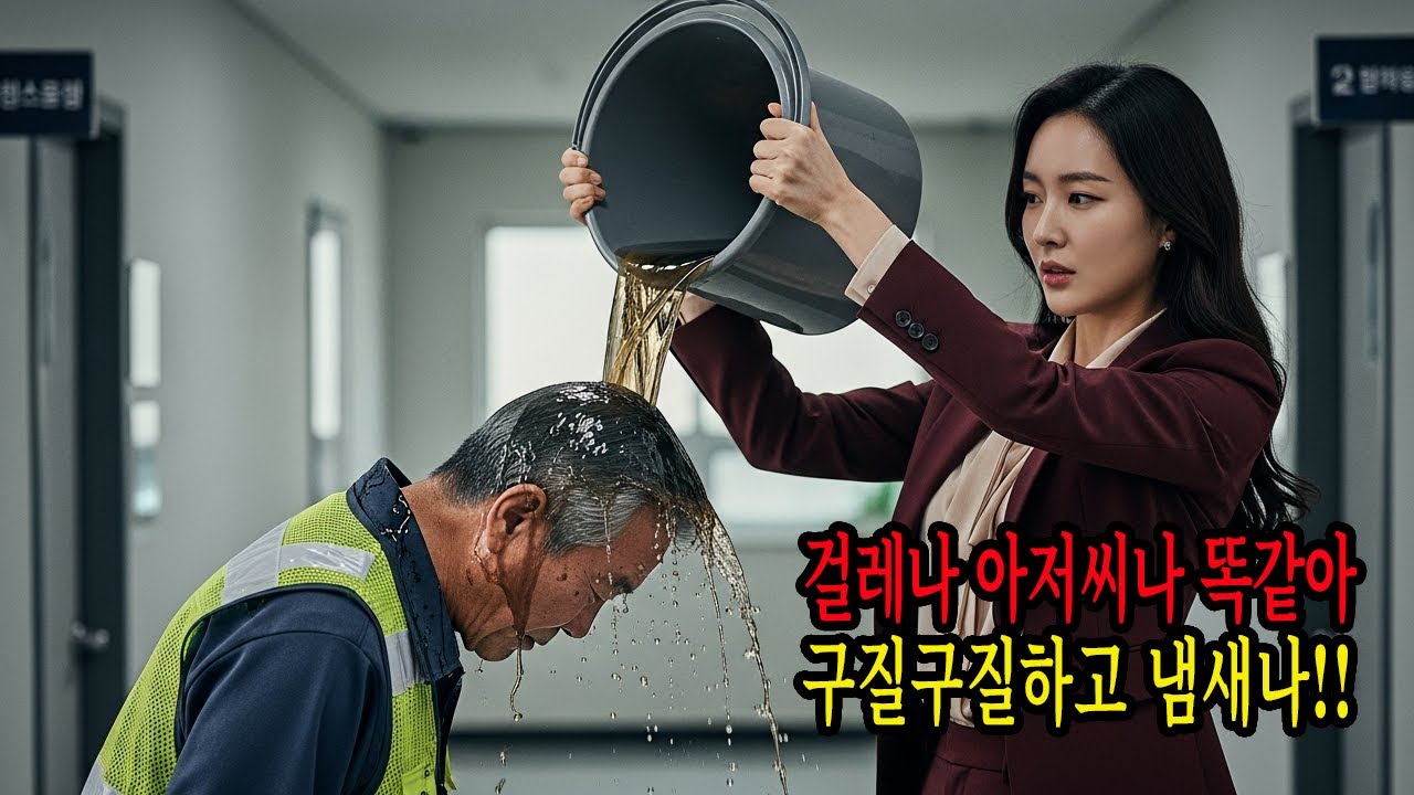주차장요원으로 위장한 재벌회장, 예비며느리가, 무릎을 꿇게 하고 걸레물통을 뒤집어 씌우자 그걸 본 아들은…