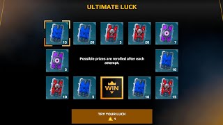 Using all the EIGHT tokens in 'ULTIMATE LUCK' and Opening those rewards | War Robots | Free 2 Play